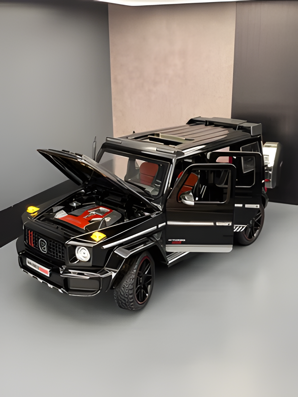 Машинка "Mercedes-Benz Гелендваген", металлическая, 1:18, с эффектом дыма
