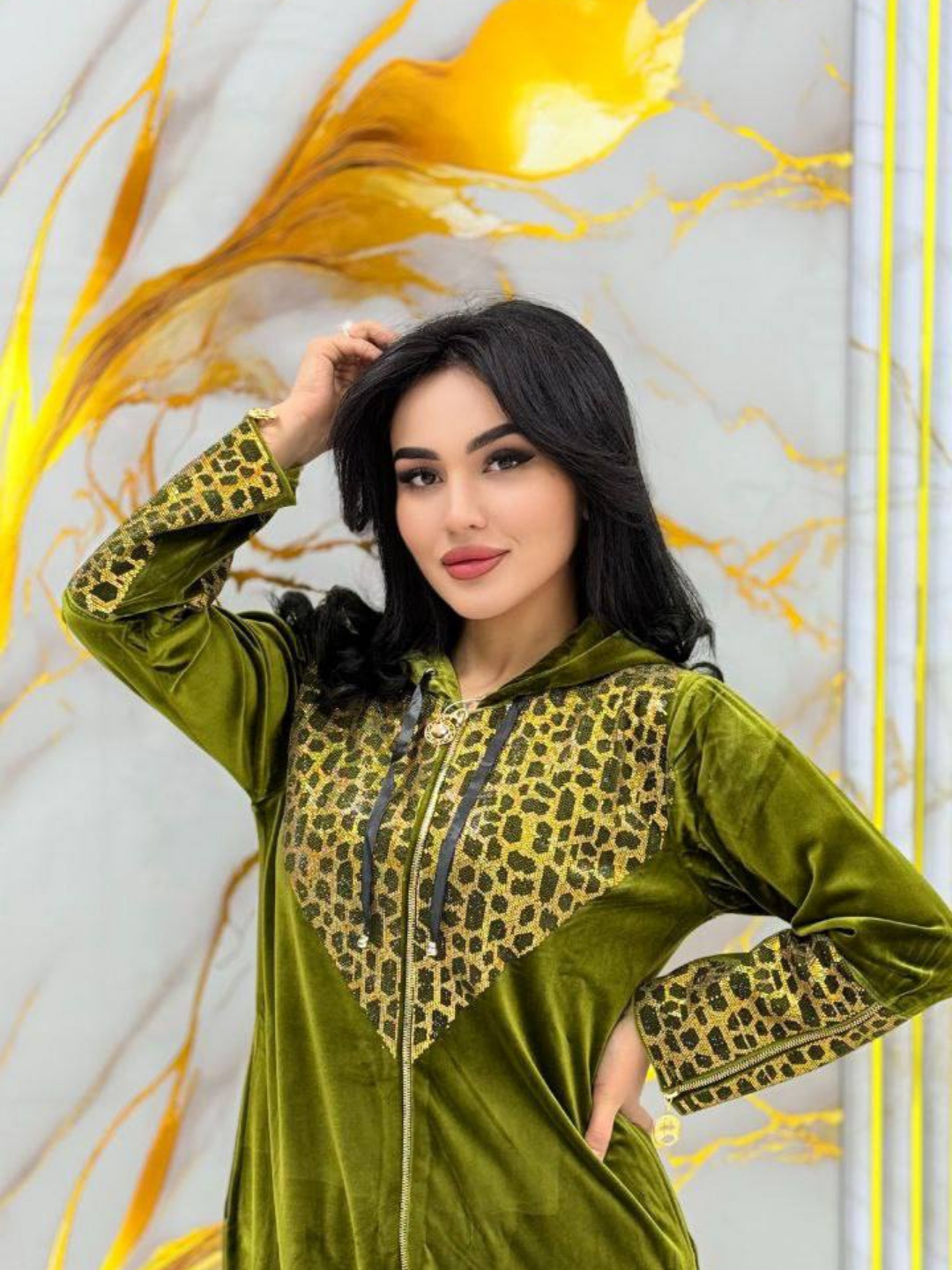 Джерси Двойка для дома, размер 48, green/mountain view — фото 1