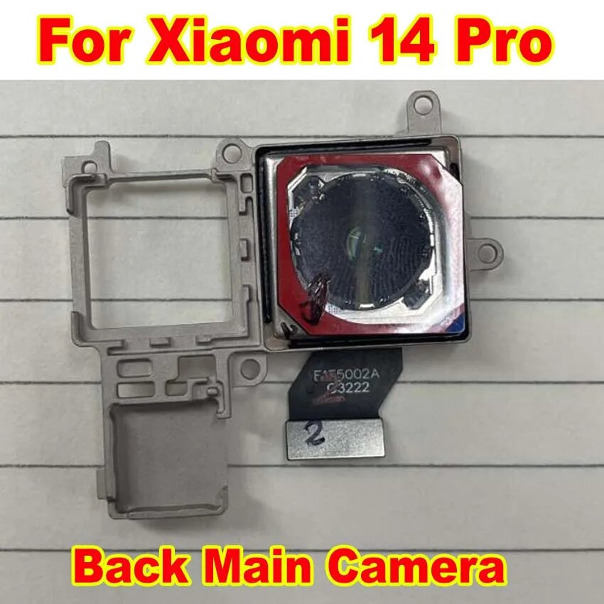 Лучшая рабочая 50-мегапиксельная большая основная камера заднего вида с широкой задней камерой для Xiaomi 14 Pro 14Pro, замена мобильного гибкого кабеля