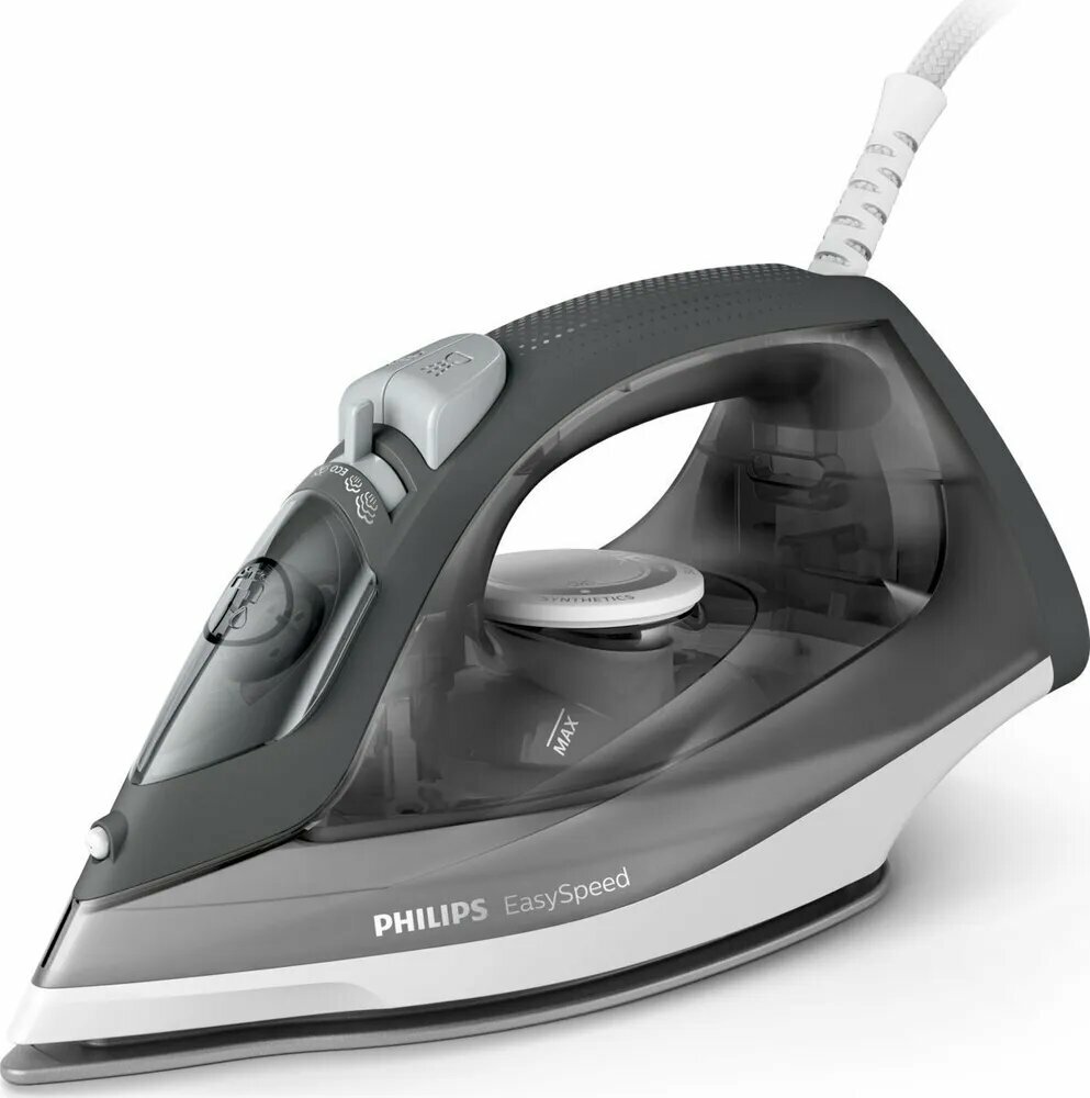 KNOW EASY-Утюг Philips EasySpeed GC1758/80, темно-серый, белый