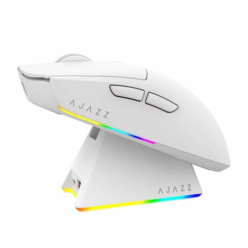 фото Ajazz aj139 v2 mc игровая мышь беспроводная ，трехрежимное подключение， , белый logitech