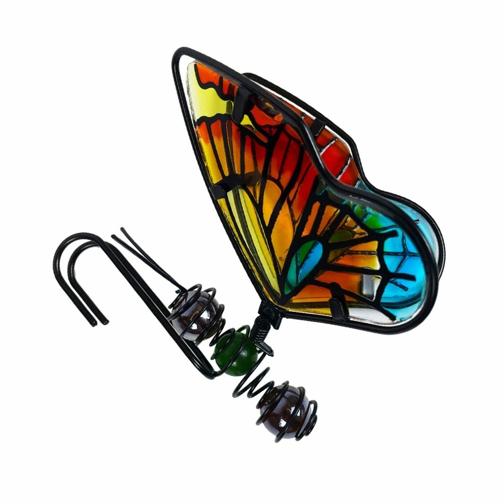 Декоративные подвески для горшков бабочка - желтая бабочка