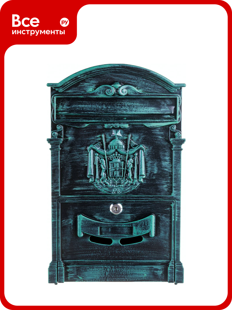 Почтовый ящик Святогор ВН-12 зеленый антик