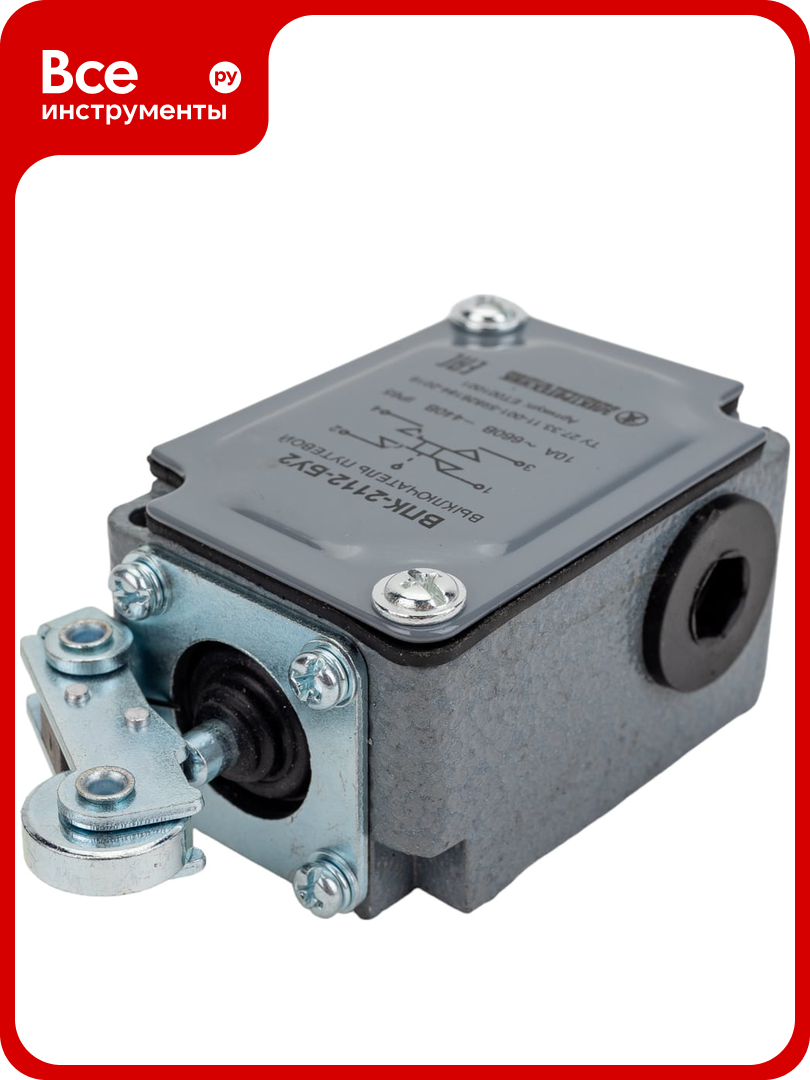 Путевой выключатель Электротехник ВПК-2112-БУ2 рычаг с роликом IP65 ET001001