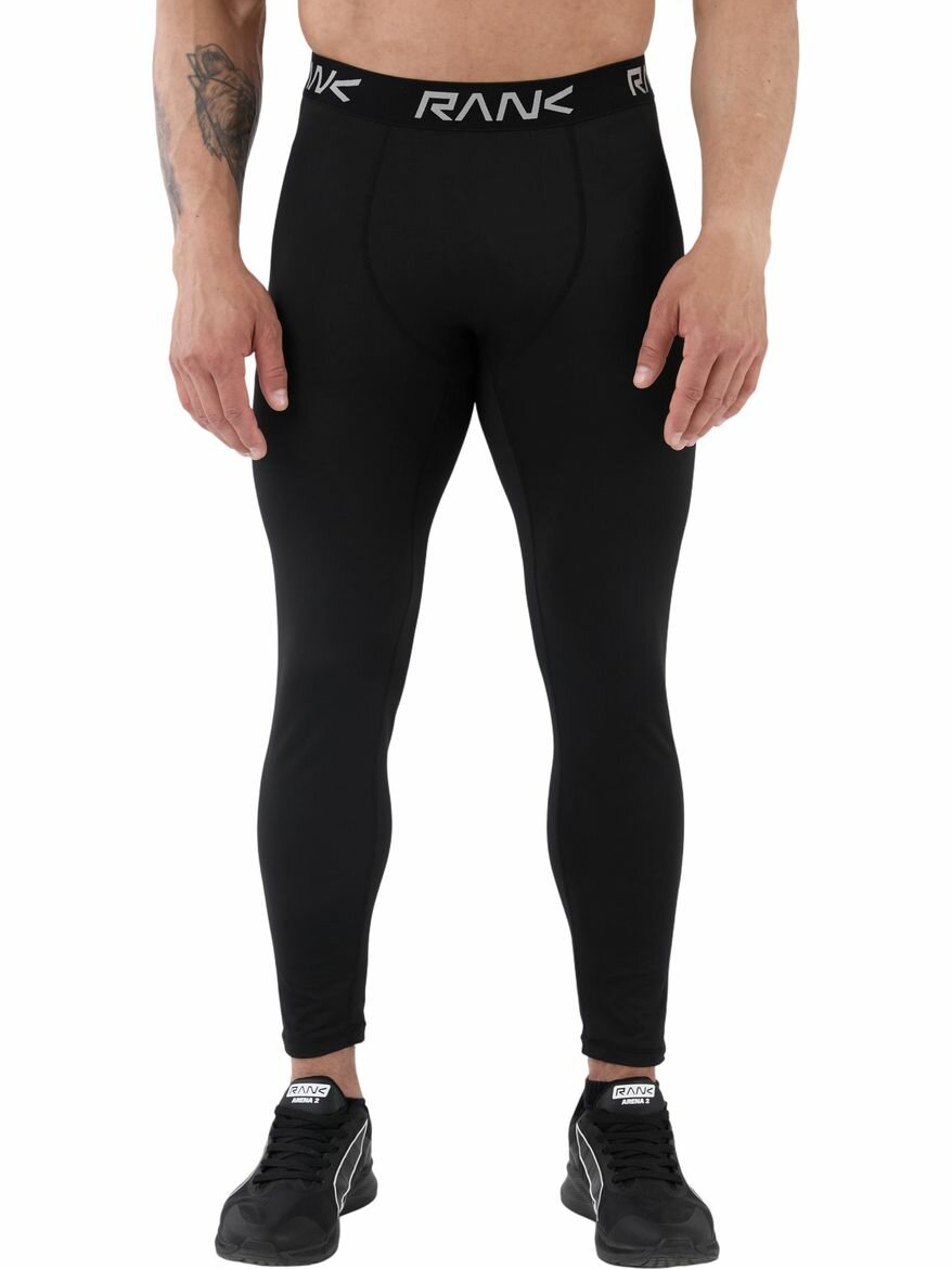 Тайтсы RANK Compression Leggings, размер S, черный