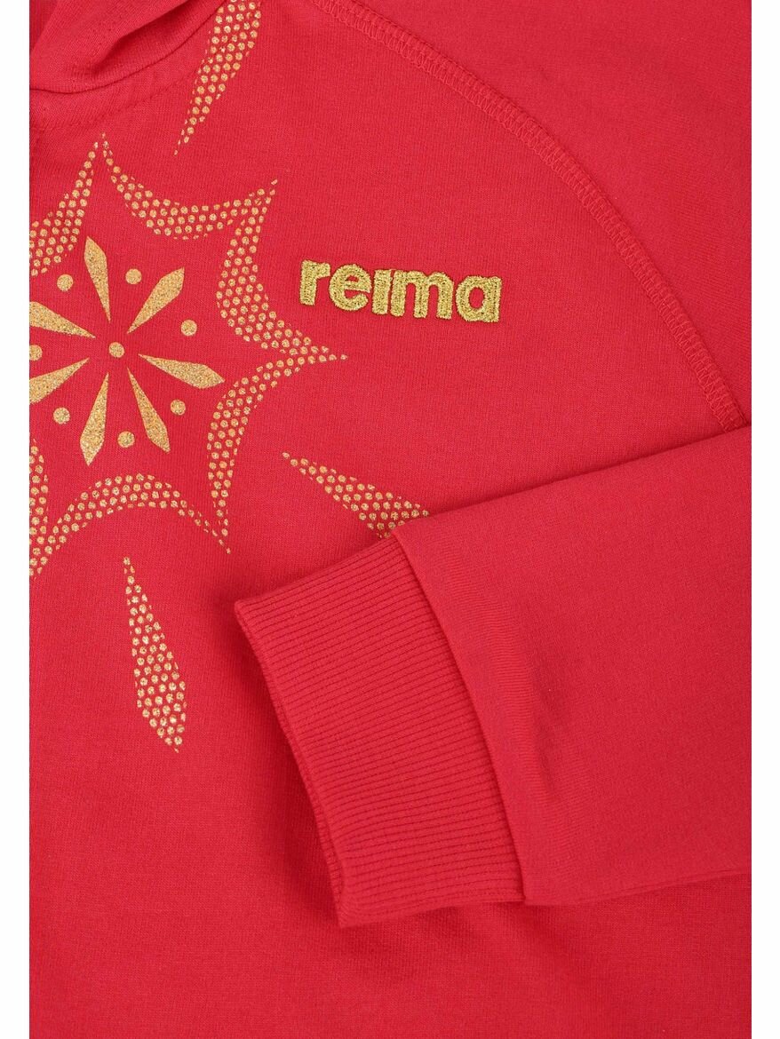 Толстовка Reima, размер 140, красный — фото 1