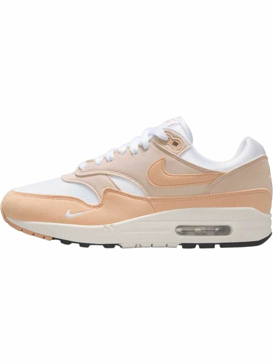 Кроссовки NIKE Air Max 1 '87 Textile, полнота F, размер 9,5 US US, оранжевый/белый