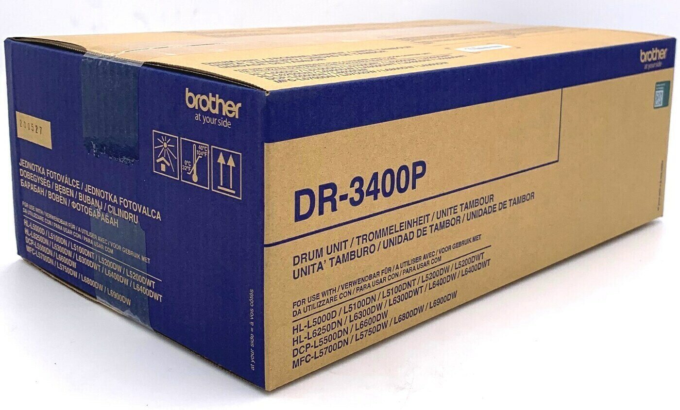 Фотобарабан Brother DR-3400P (DR3400P) оригинальный черный (50000 стр)