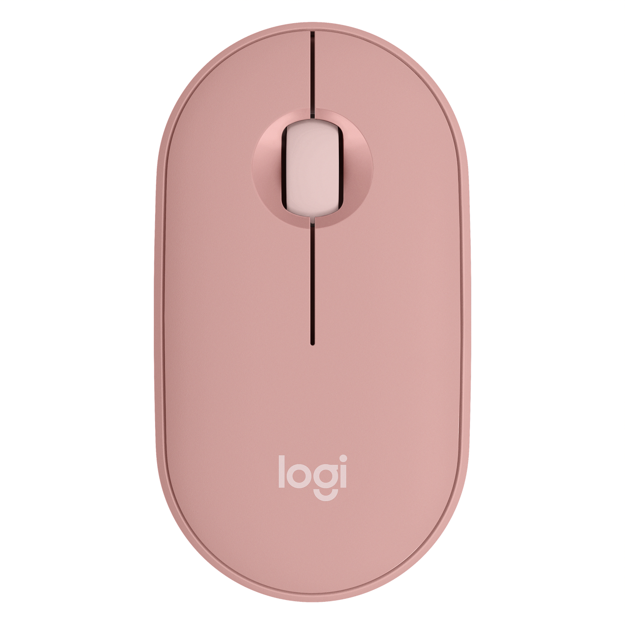 Logitech Pebble Mouse 2 M350s - бесшумная беспроводная мышь, розовая, L910-007014