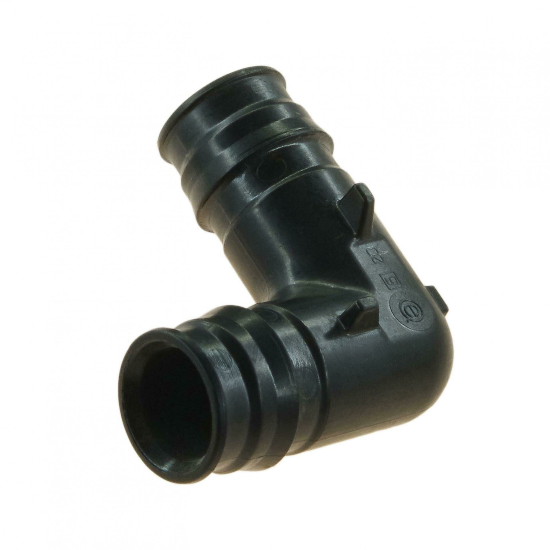 Угольник 90° Uponor соединение наружное диаметр резьбы М20 материал полифенилсульфон (PPSU)