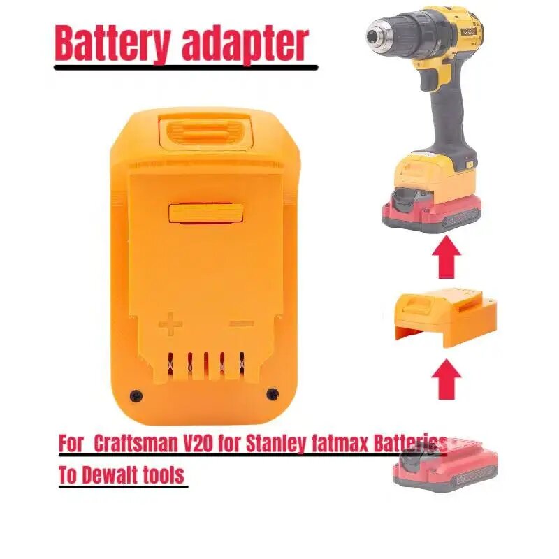 Адаптер-конвертер Stanley Fatmax 20В к Dewalt 18В