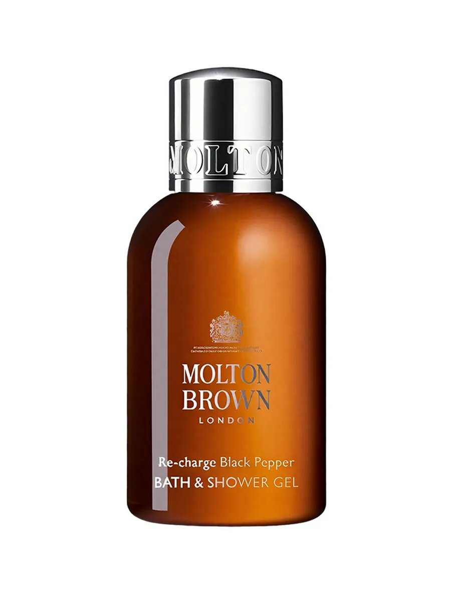Molton Brown гель для душа «Чёрный перец» 50 мл: долговечный аромат, удобен для дня/поездок