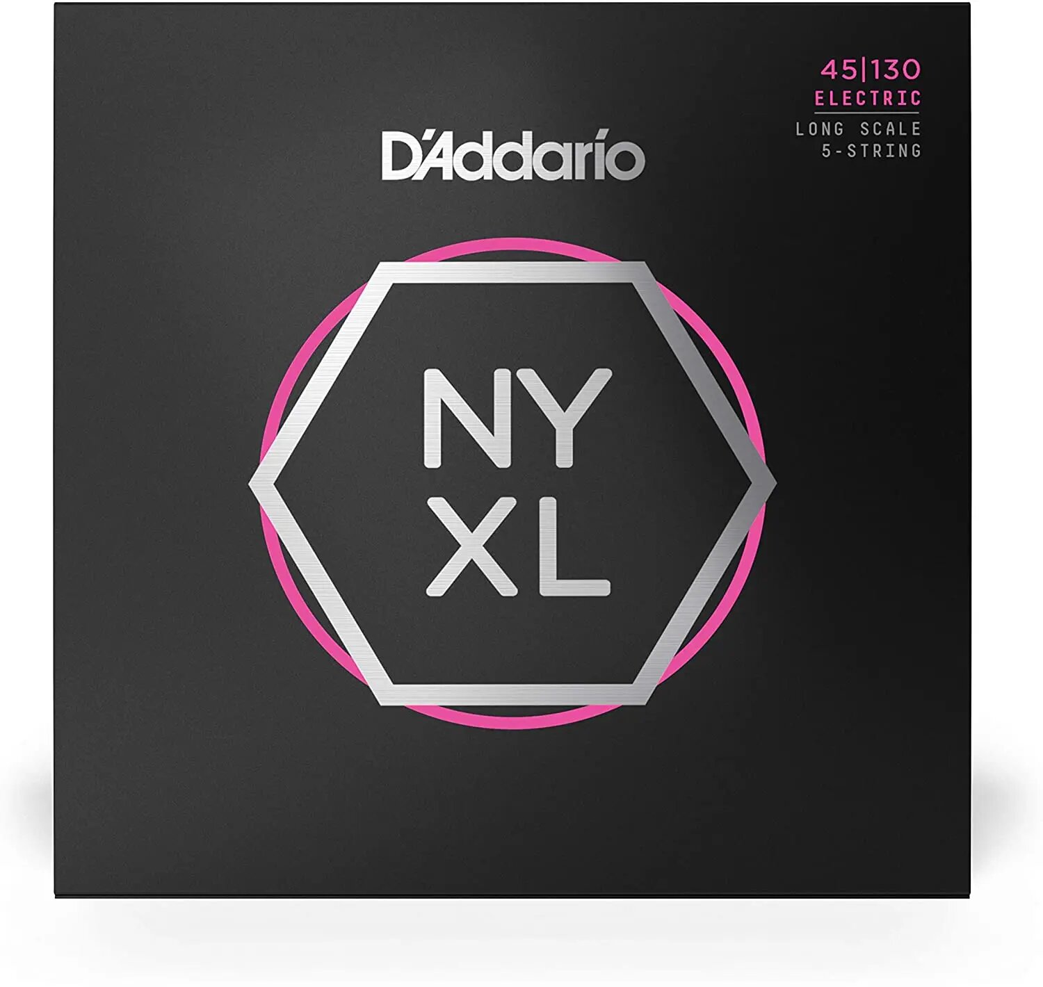 Струны для бас-гитары D'Addario NYXL45130 Regular Light Long Scale 45-130