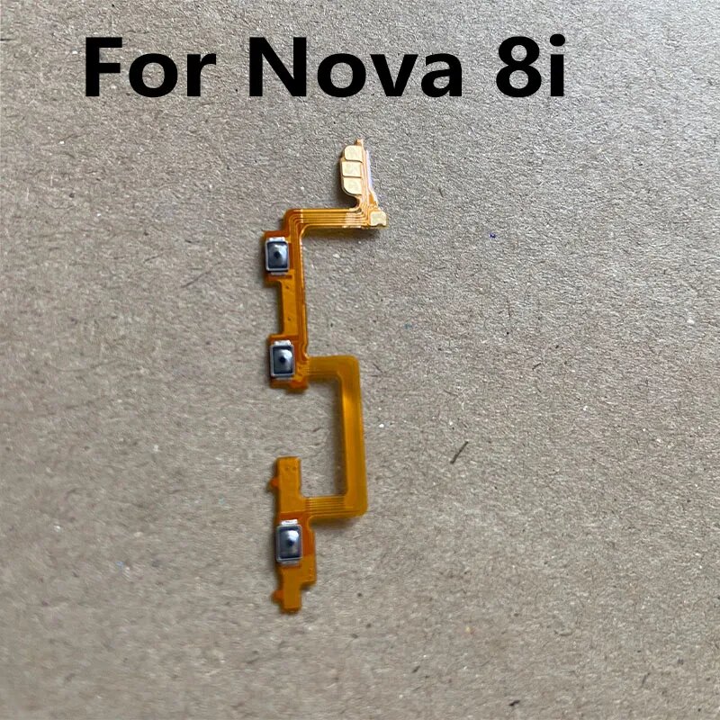 Для Huawei Nova 8i боковая кнопка клавиша питания громкость гибкий кабель переключатель гибкий кабель запасные части для смартфона