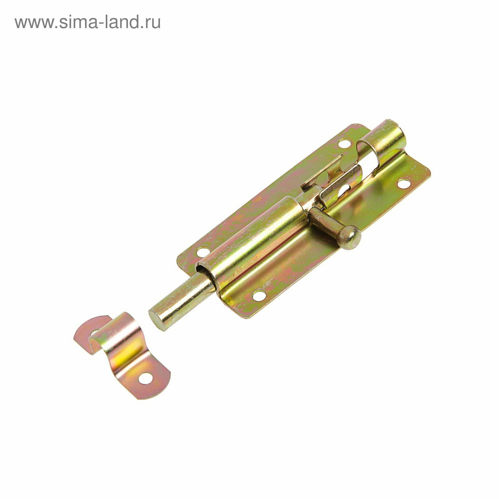 Задвижка дверная ЗД 005 100 мм оцинкованная 1 шт тип задвижки: дверная