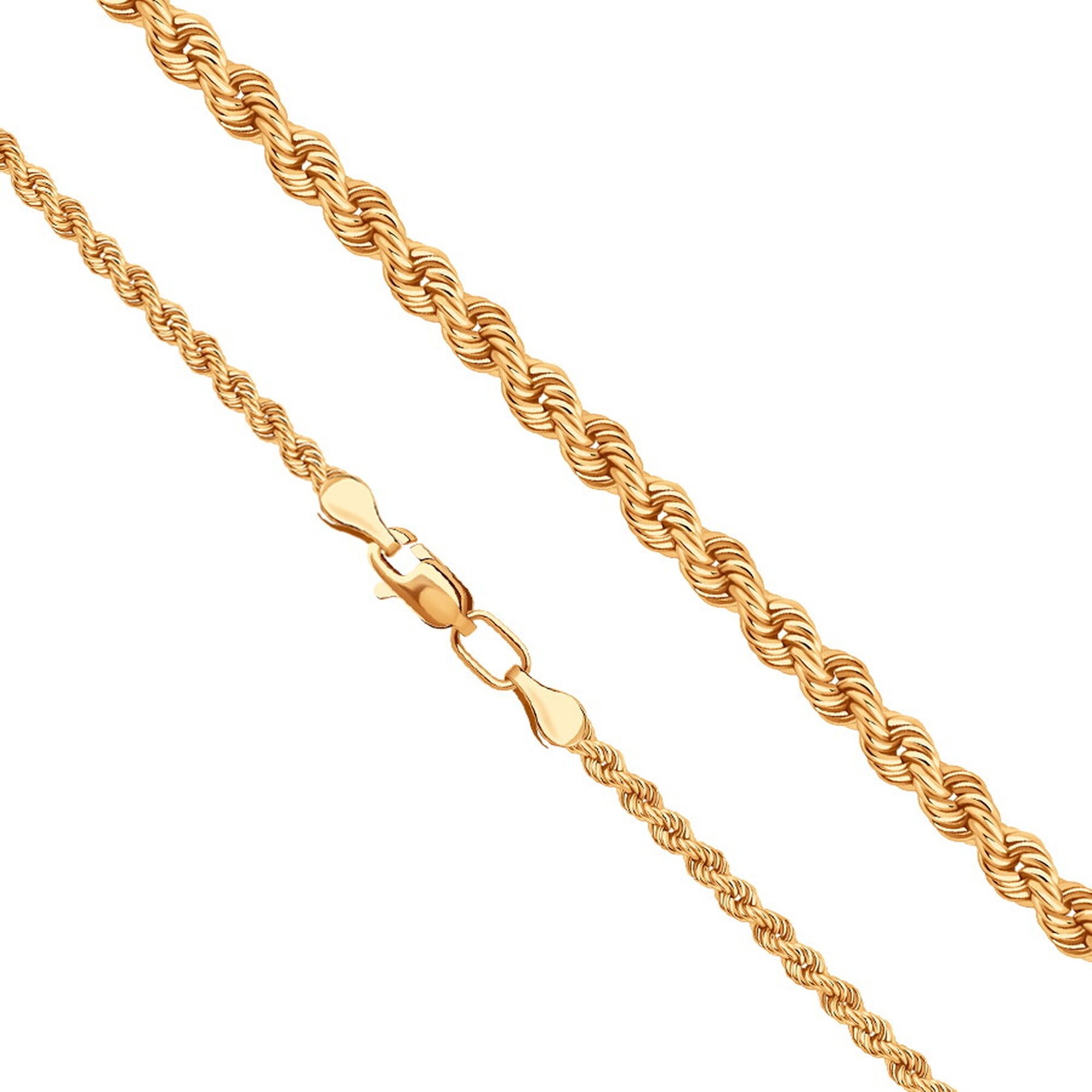 Цепь Diamant online, красное золото, 585 проба