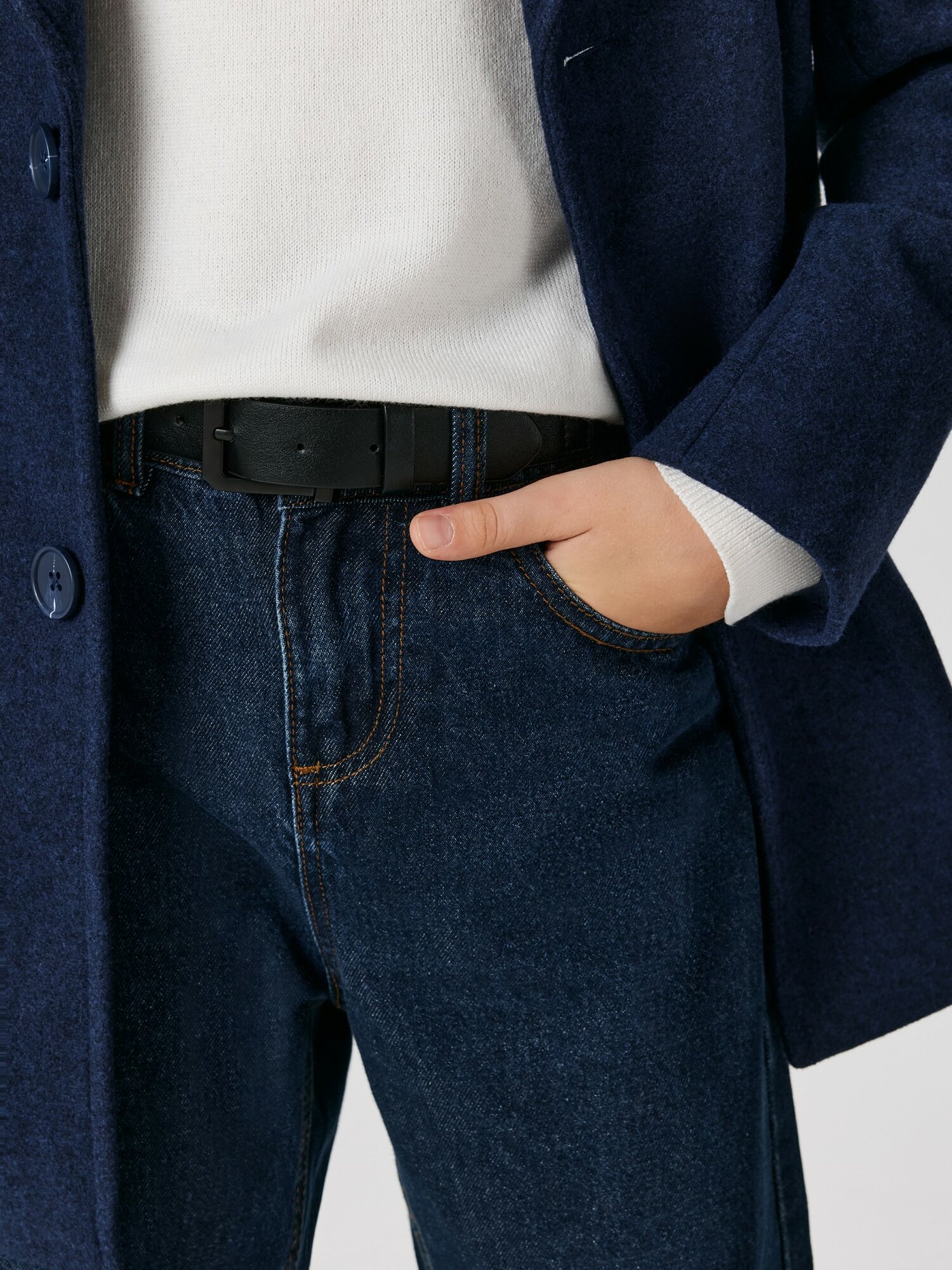 Ремень Acoola для мальчиков размер 85 черный