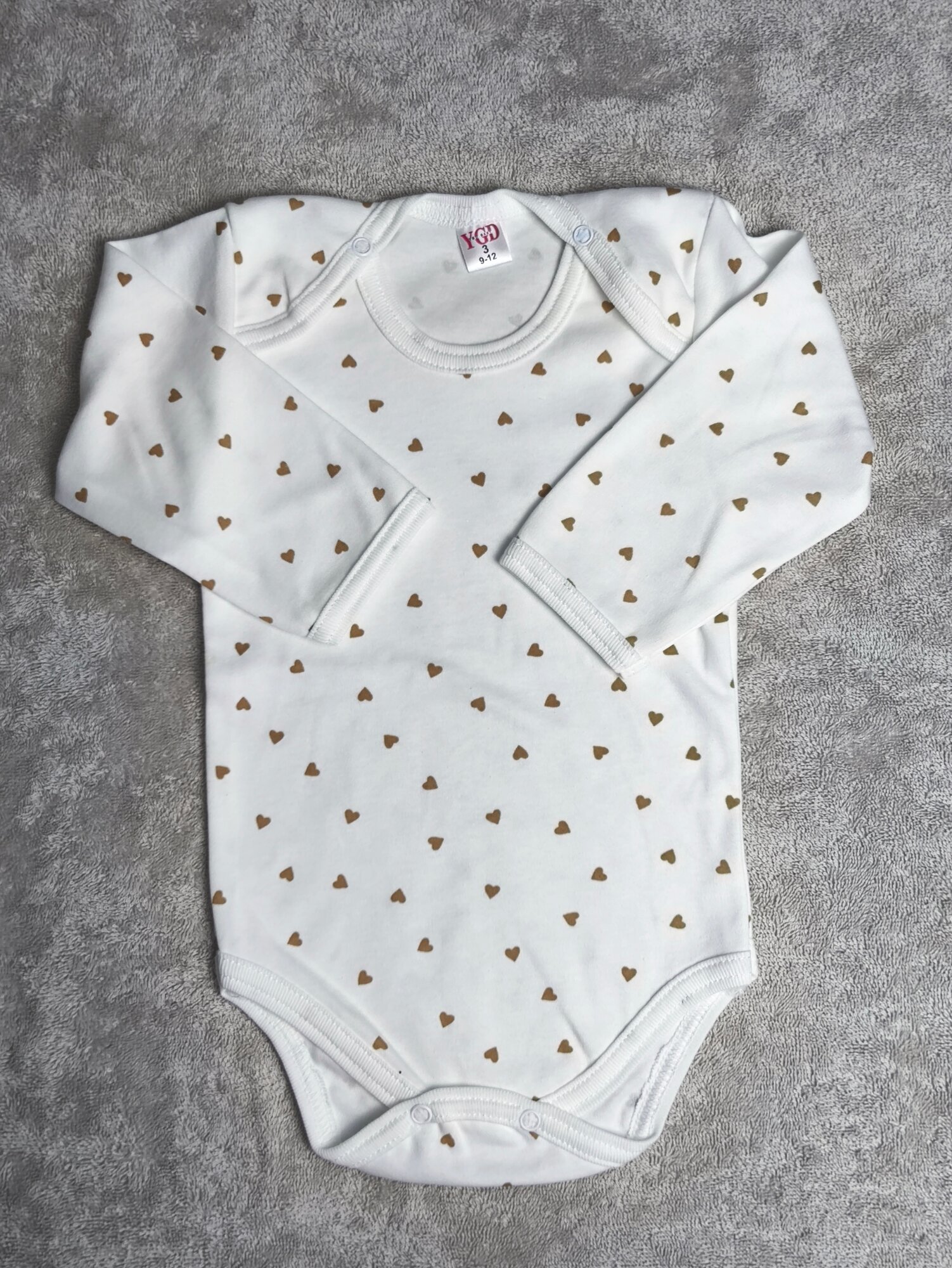 Боди, размер 9-12, голубой, белый, бежевый, розовый — фото 1