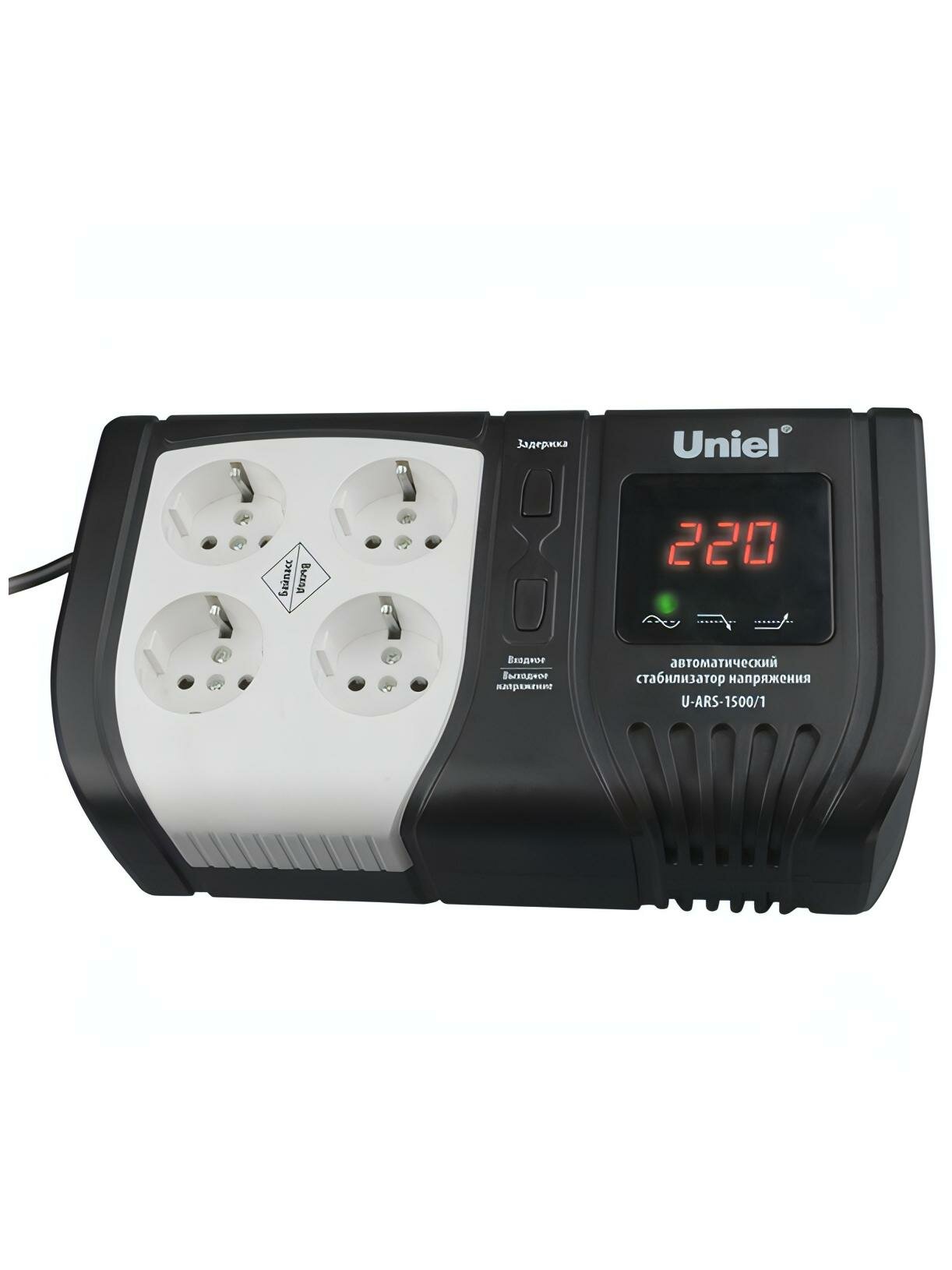 Стабилизатор напряжения Uniel U-ARS-1500/1