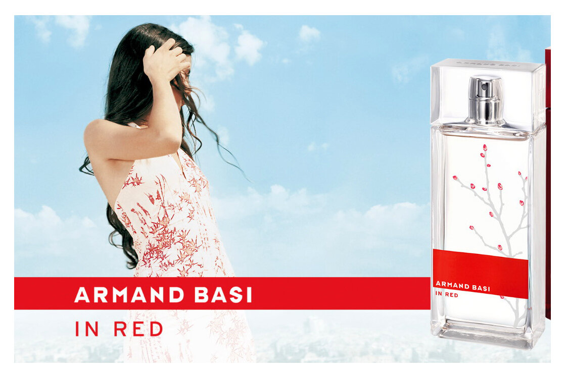 ARMAND BASI IN RED lady туалетная вода женская 100 мл / Духи женские арманд баси ин ред парфюм цветочный — фото 1