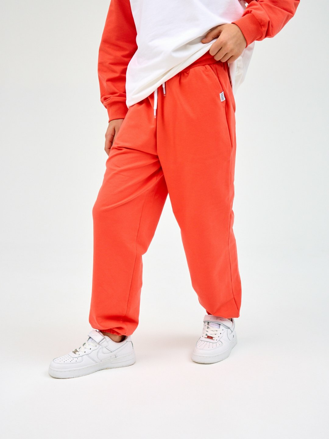 Брюки спортивные neo, размер 146, оранжевый — фото 1