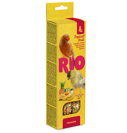 Палочки Рио для канареек с Тропическими фруктами 2 х 40 г
