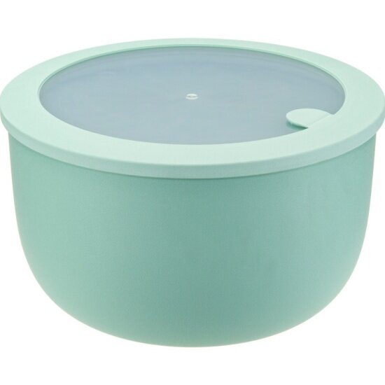 Миска Idea герметичная НЕО 36л с клапаном для СВЧ М 1327 Фисташковый