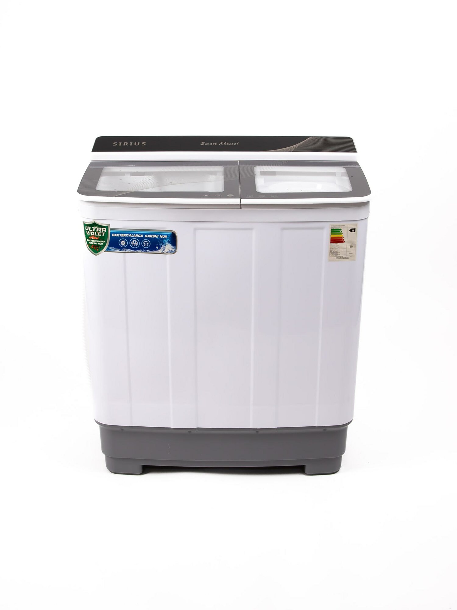 Стиральная машина Sirius WCD, 9 кг, Черный, с дополнительным баком для сушки 282 U