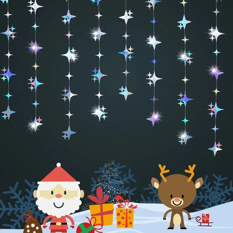 Бумажная гирлянда со звездами MOONBIFFY 4M4 Symphony