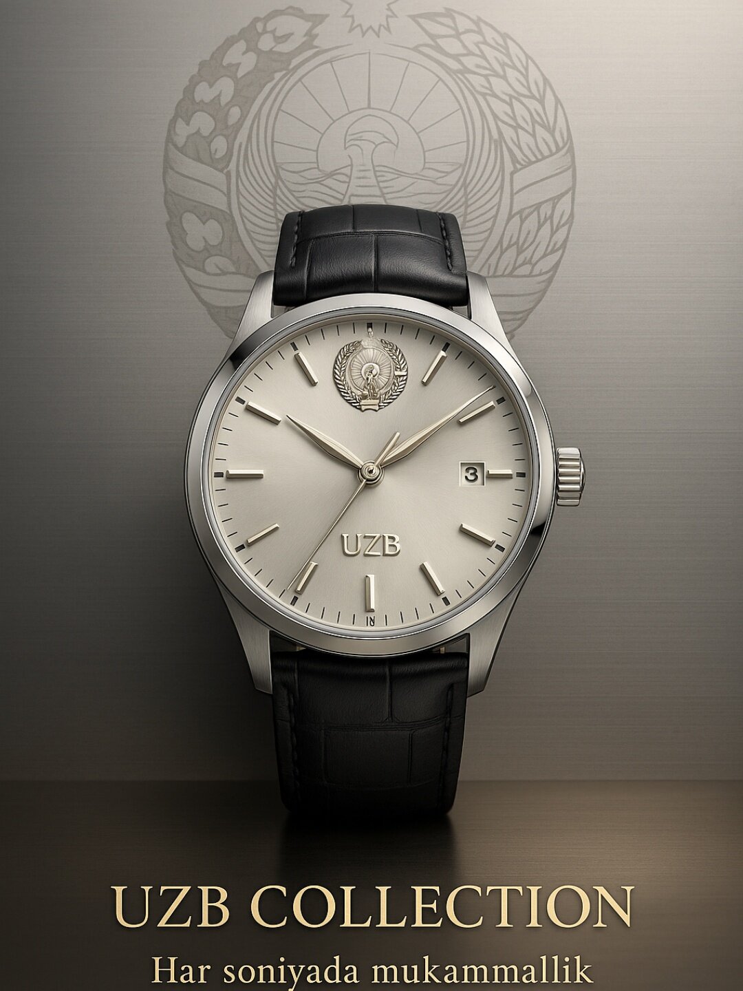 Наручные часы Classic, black/white