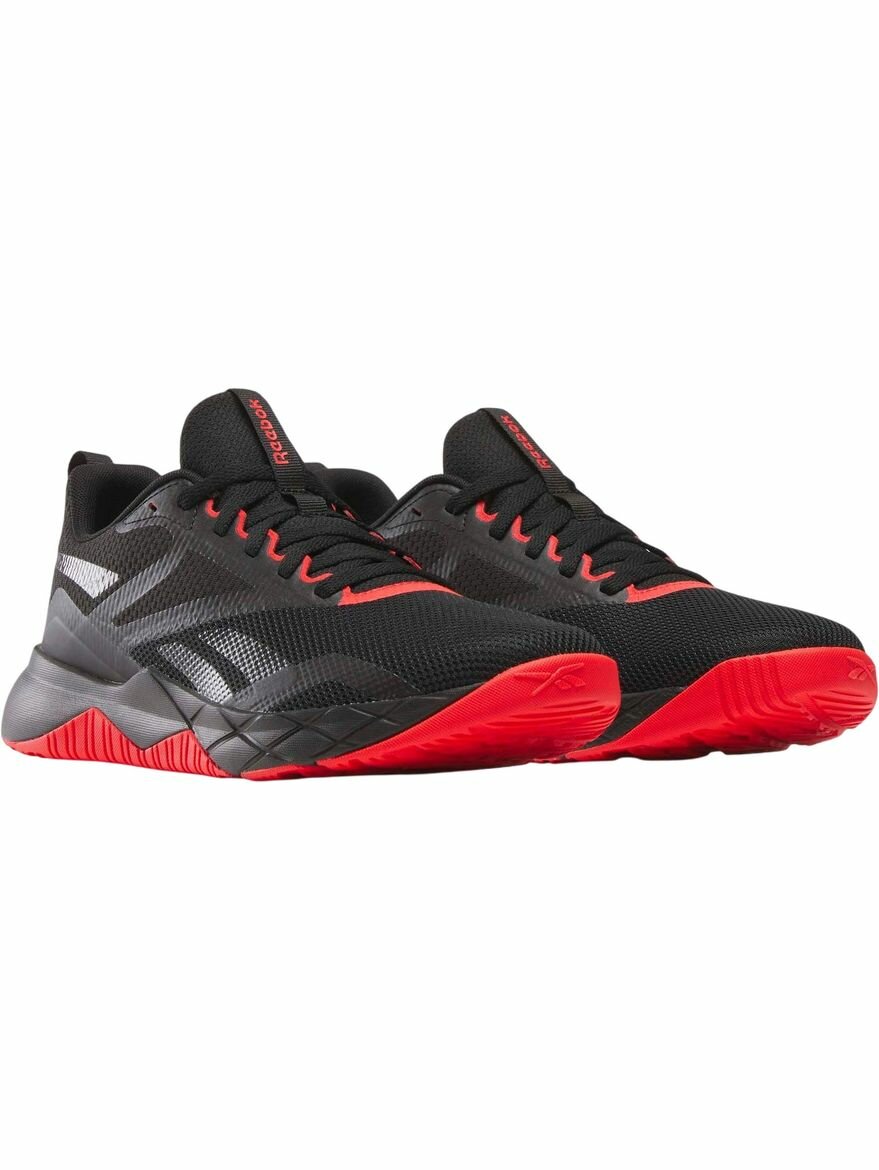 Кроссовки Reebok NFX Trainer, полнота F, размер 8,5 US, черный/красный/белый — фото 1