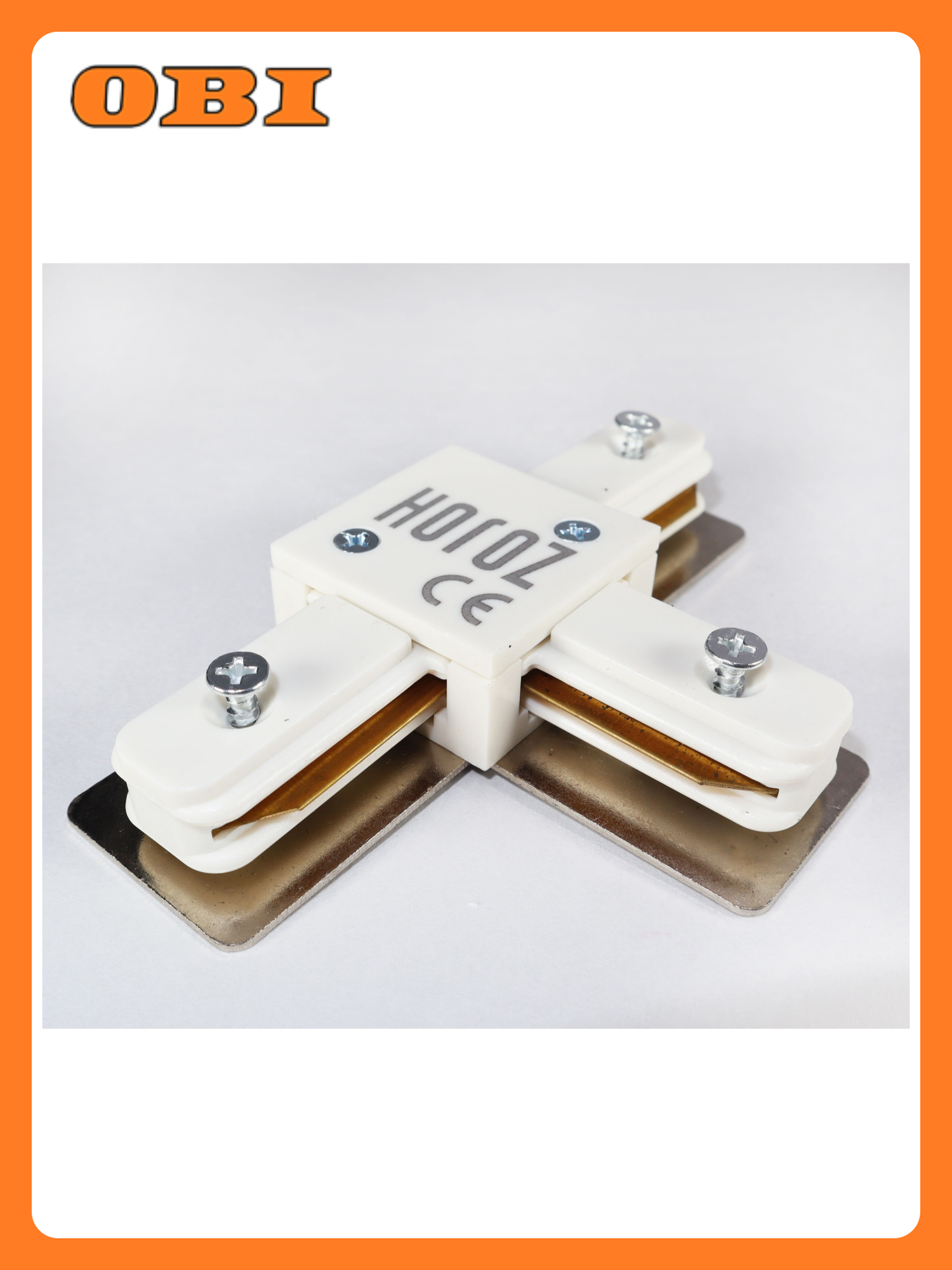 Соединитель шинопровода белый Т-образный однофазный T-Connector HRZ00000904