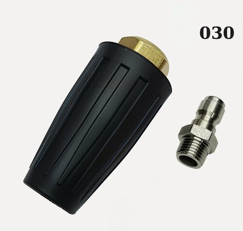 Изображение товара Турбонасадка Tavzar 030, для минимойки, грязевая фреза, латунь, пластик