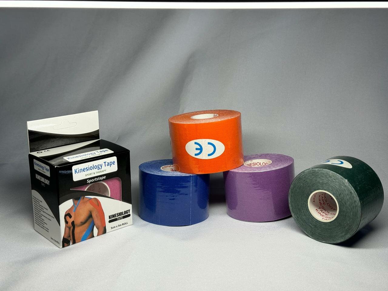 Кинезио тейп , гипоаллергенный, тейпы для тела — фото 1