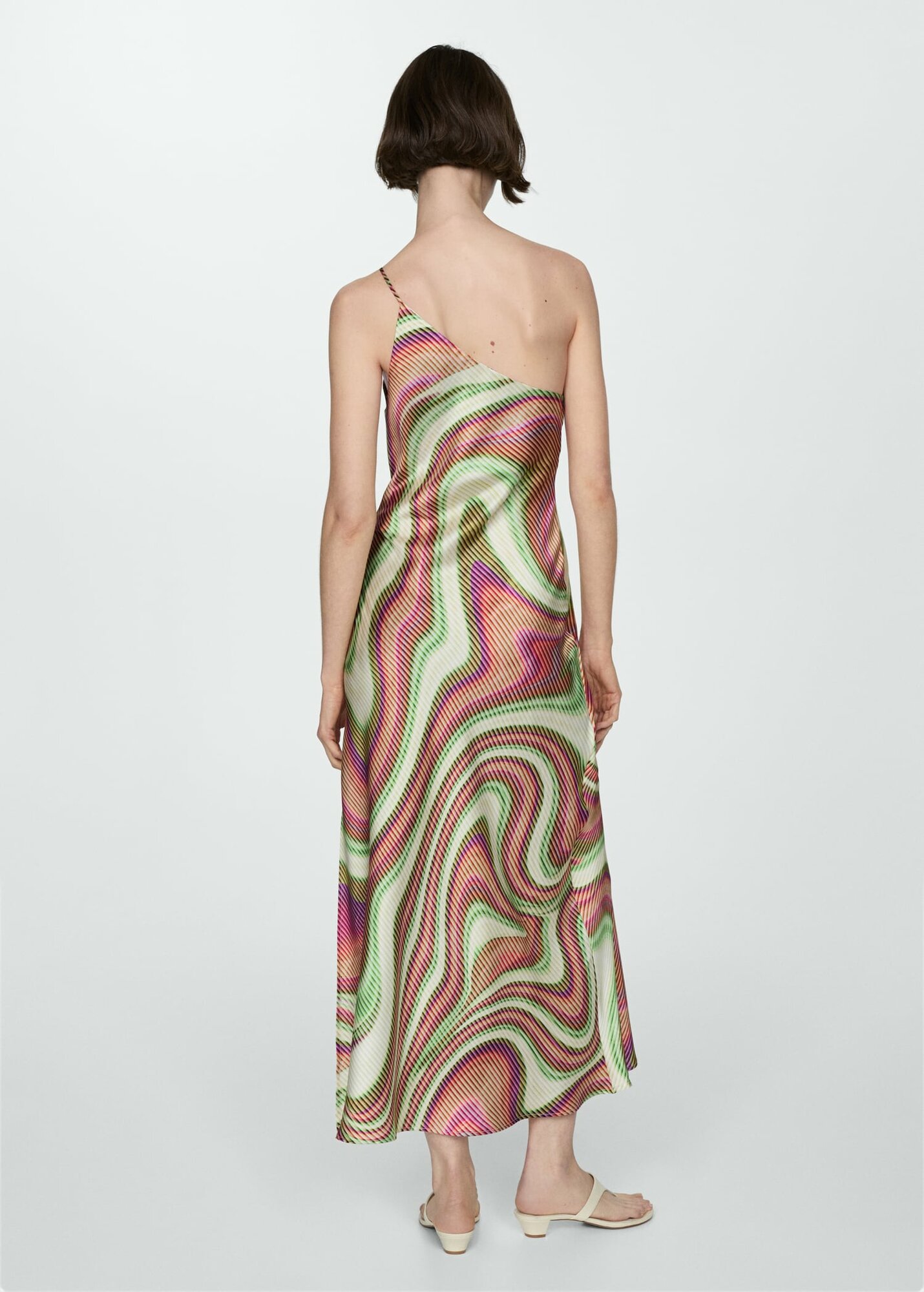 Платье MANGO, размер 20, экрю — фото 1