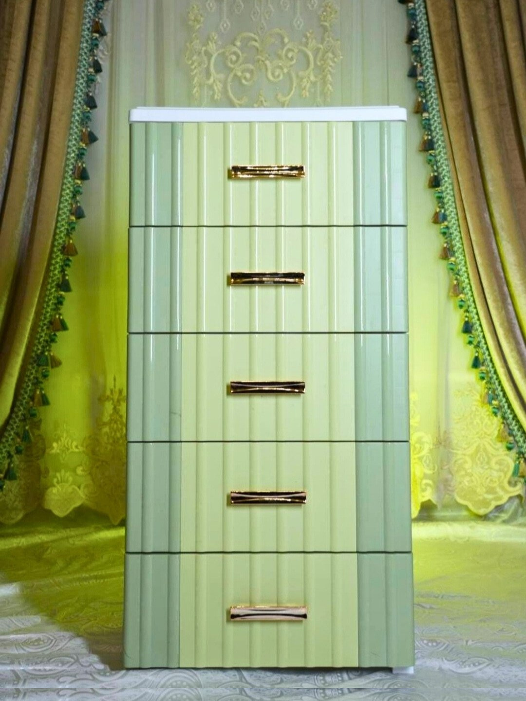 Пластиковый комод с ящиками, для кухни, спальни, ванной, детской, офиса, стеллаж