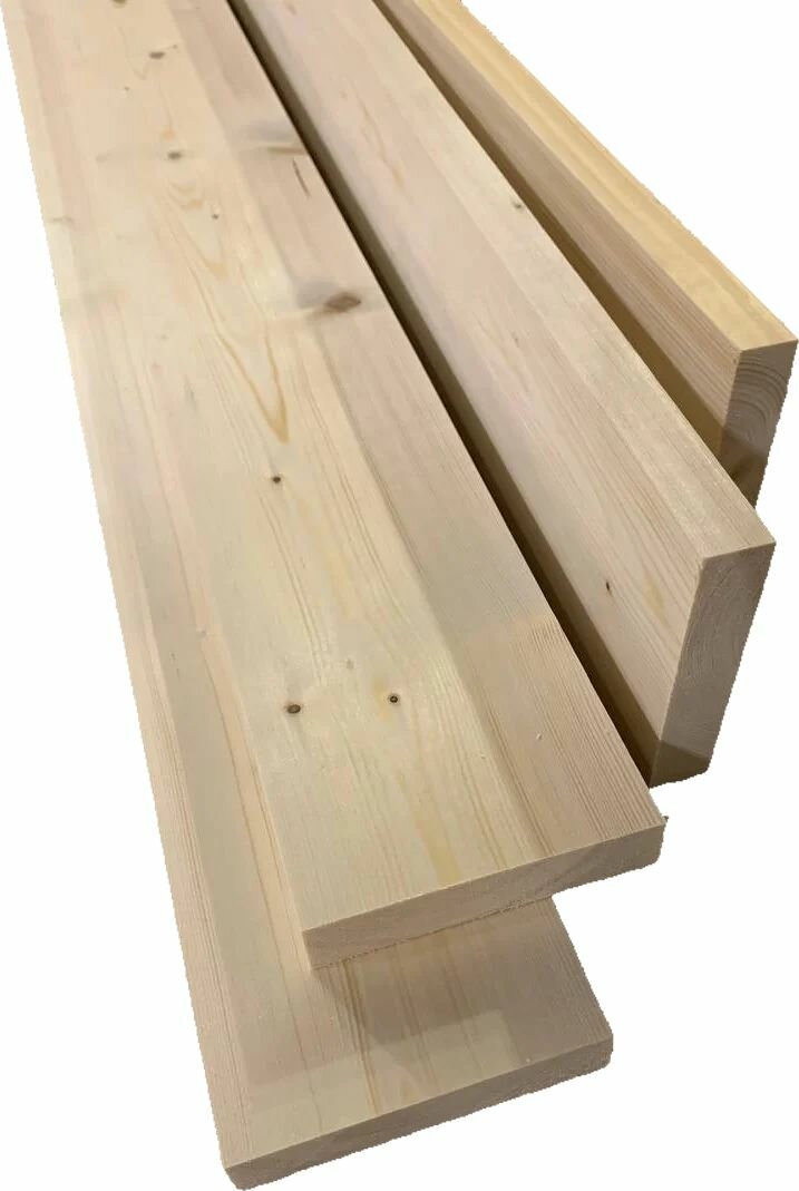 Доска деревянная строганая массив сосны 2000х20х95мм 10шт