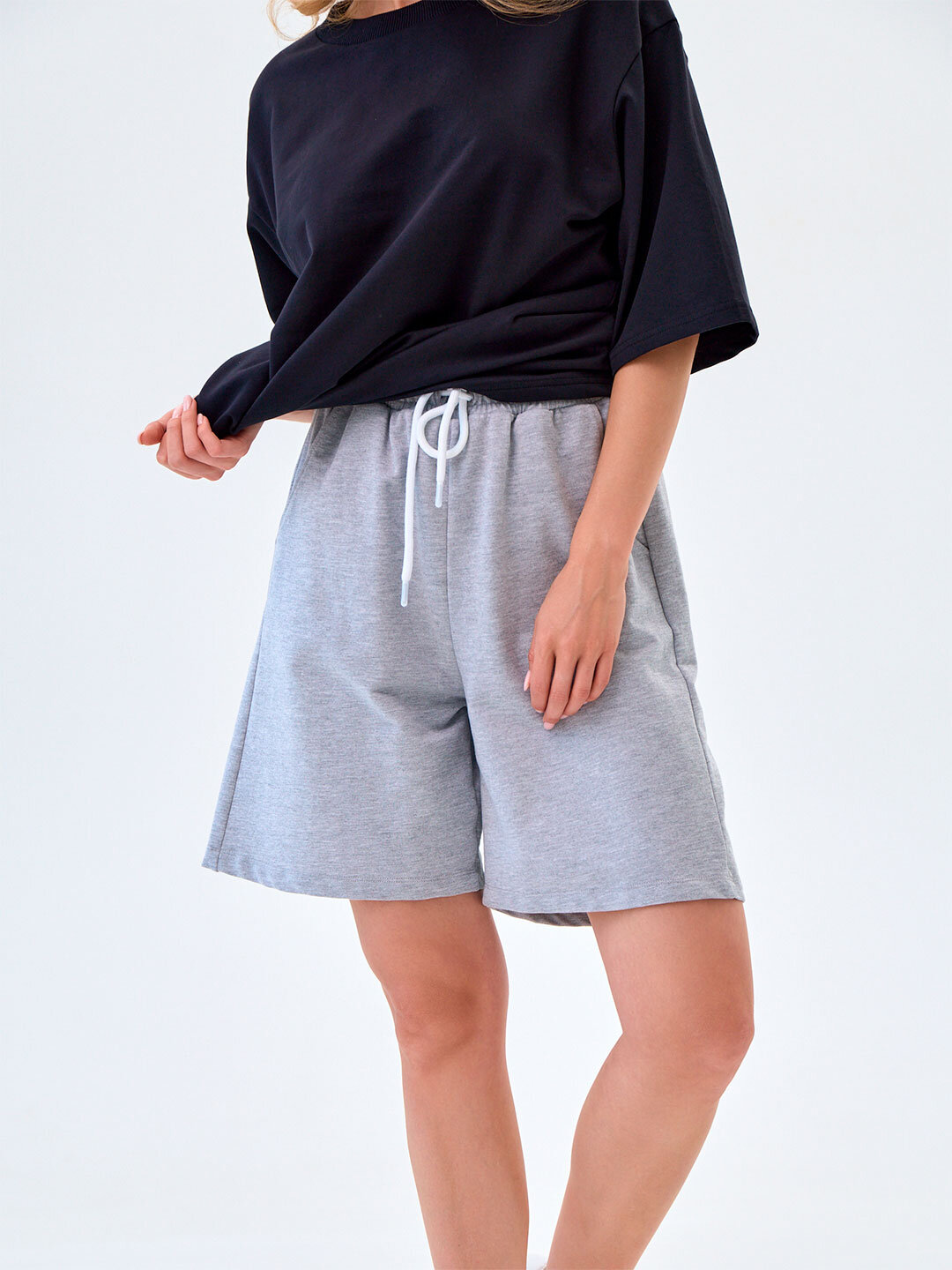 Шорты NEO, размер 46, серый меланж — фото 1