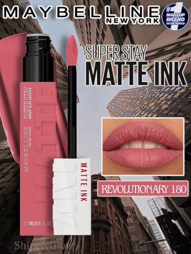 Изображение товара Maybelline New York Помада для губ Super Stay Matte Ink, тон 180, жидкая суперстойкая
