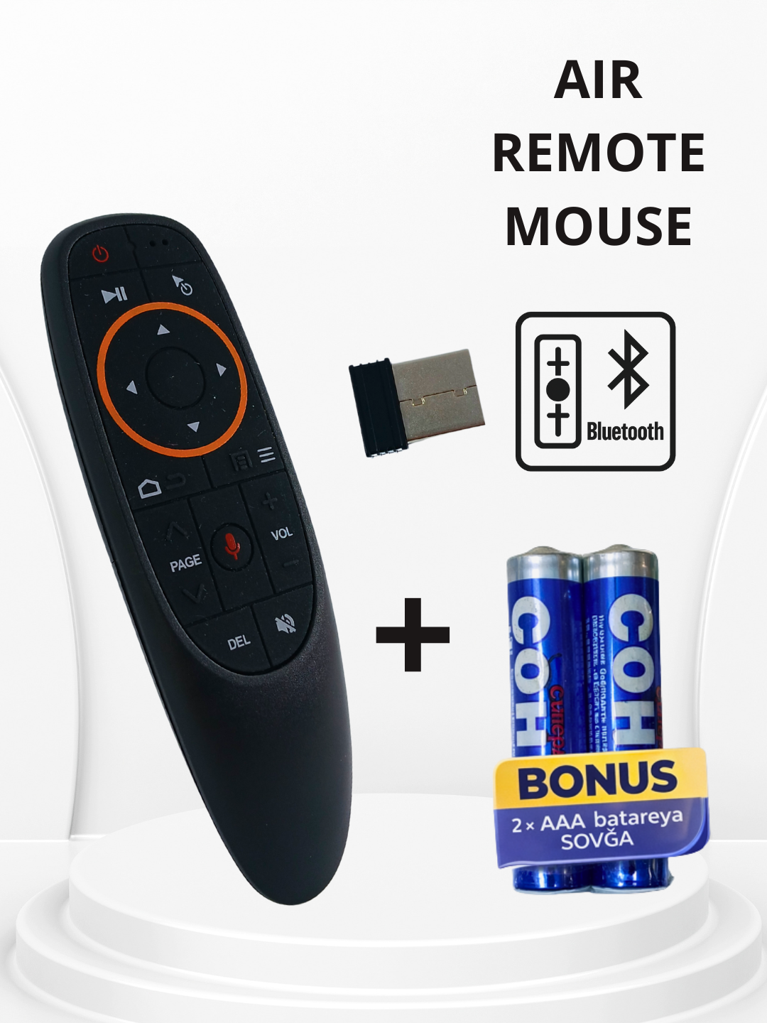 Пульт Air Mouse, гироскоп, голосовой ввод, 2,4 ГГц, для Android TV, Smart TV