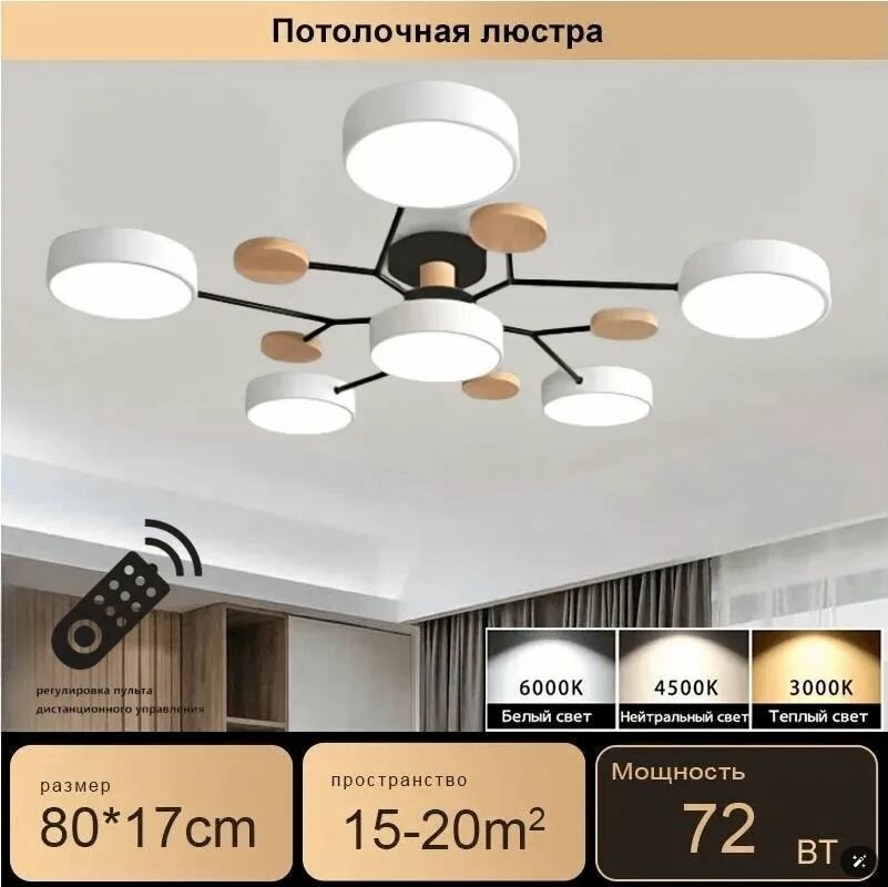 Perfect lighting Потолочный светильник, LED, 72 Вт