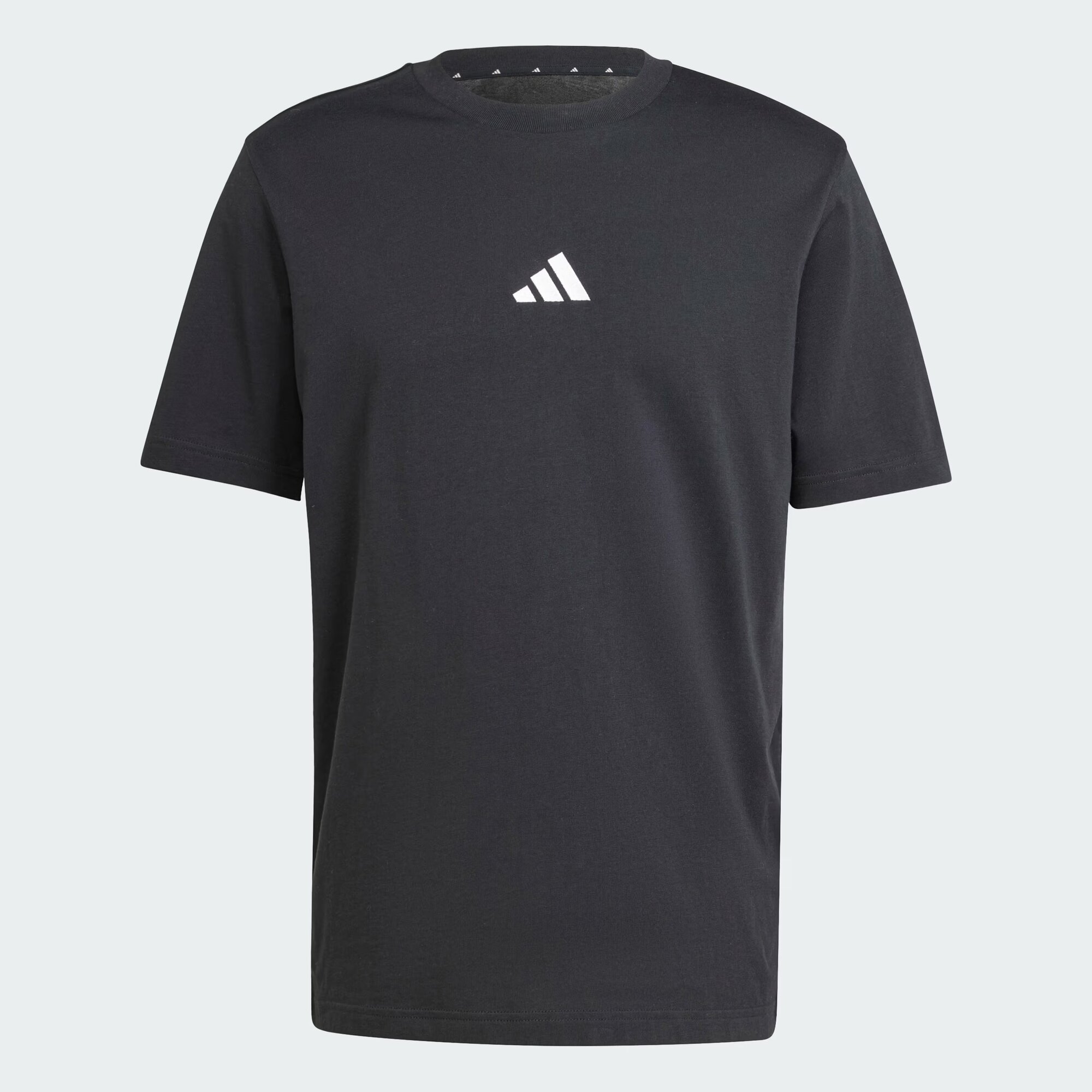 Футболка adidas Essentials Small Logo, размер XS INT, черный/белый — фото 1