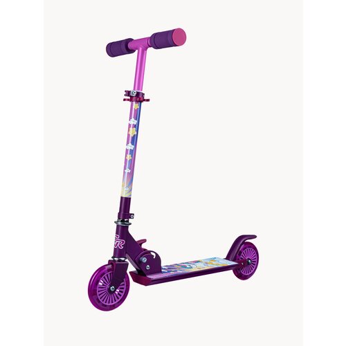 Самокат двухколесный CITYRIDE, складной, колеса PVC 120/120, выдвижной руль, CR-S2-09JUN