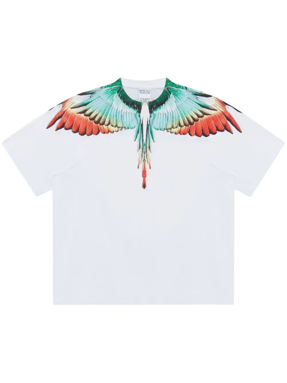 Футболка MARCELO BURLON, размер 46, разноцветный
