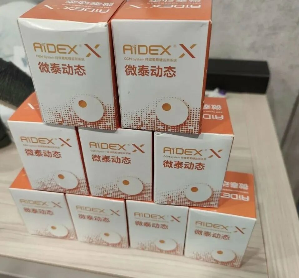 AIDEX-X (Linx)Непрерывный Глюкометр Мониторинга Жидкости в Крови CGM Доступно только для Android
