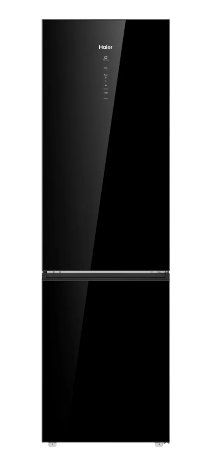 Холодильник Haier C4F640CGBGU1, с морозильником, двухкамерный, черный, А-класс