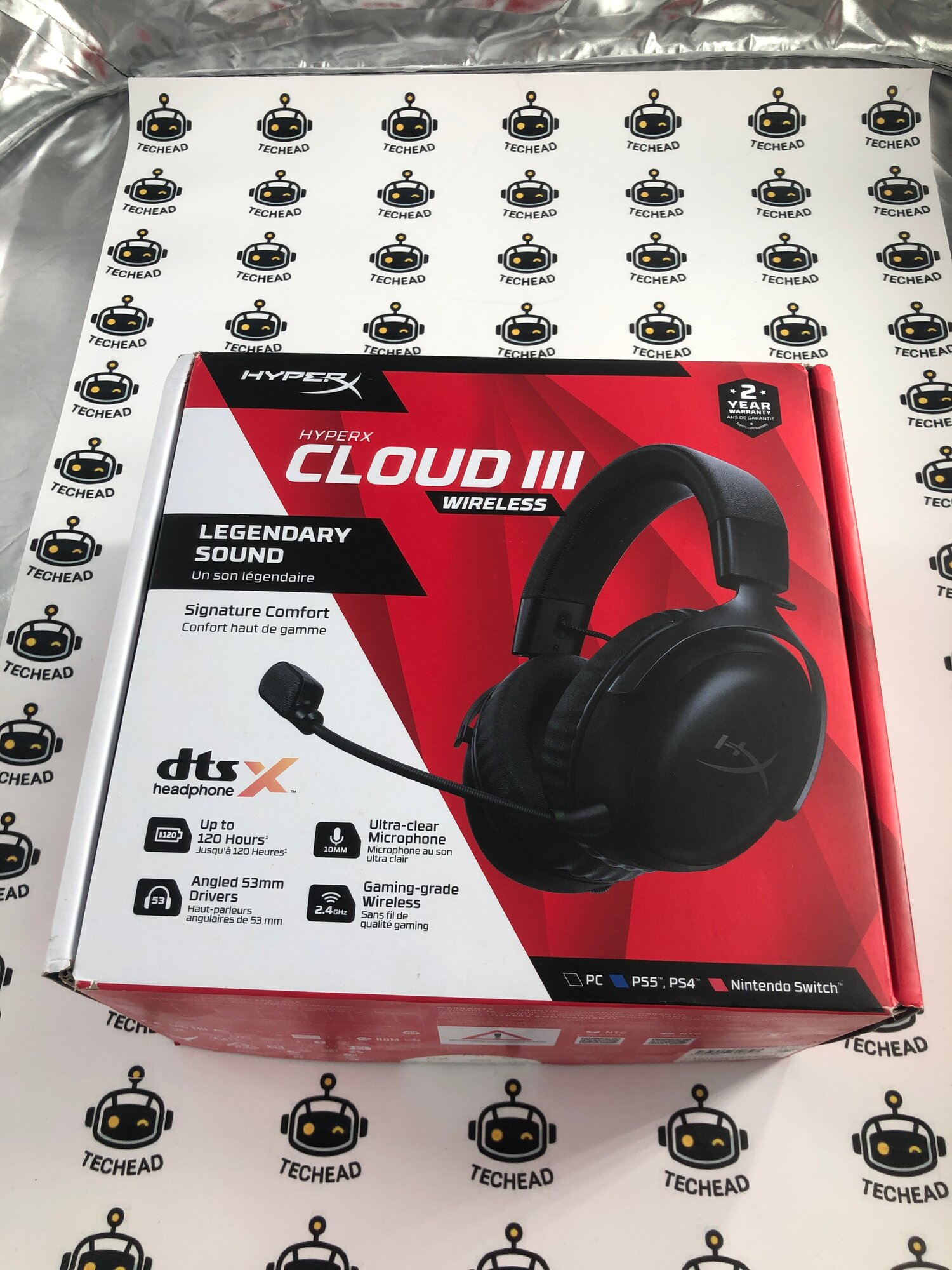 Беспроводные наушники HyperX Cloud III Wireless Red