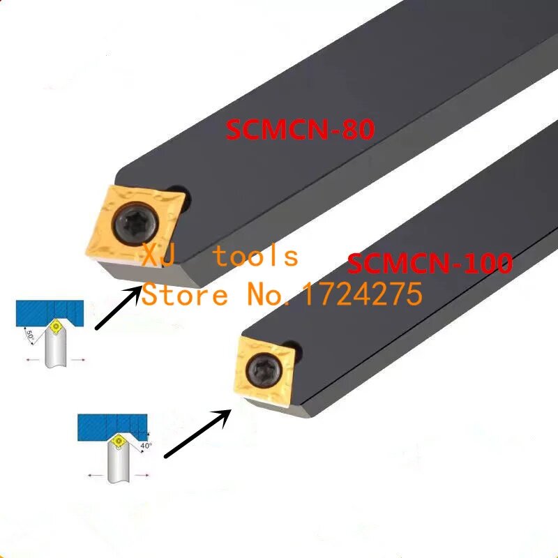 SCMCN0808H06 SCMCN1010H06 SCMCN1212H09 SCMCN1616H09 SCMCN2020K09 SCMCN2020K12 SCMCN2525M09/12 Токарные инструменты с ЧПУ, SCMCN1010H06-80