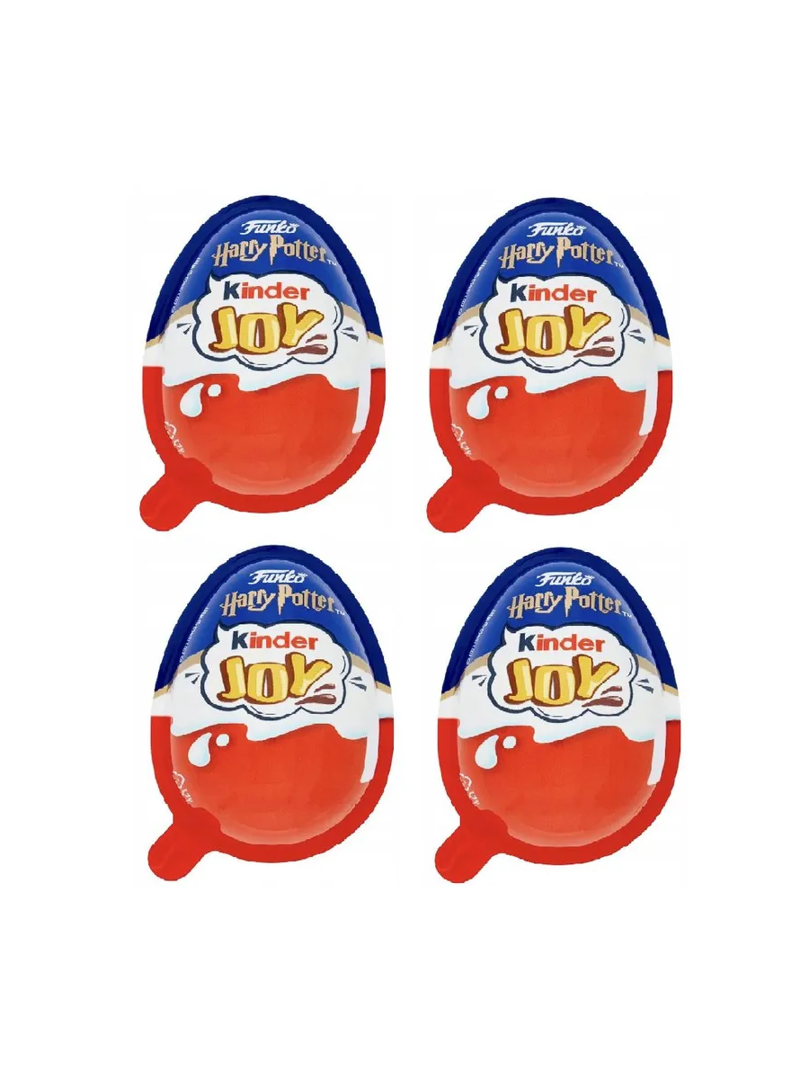 Шоколадное яйцо Kinder Joy Funko Harry Potter, Гарри Поттер 4 шт по 20 гр
