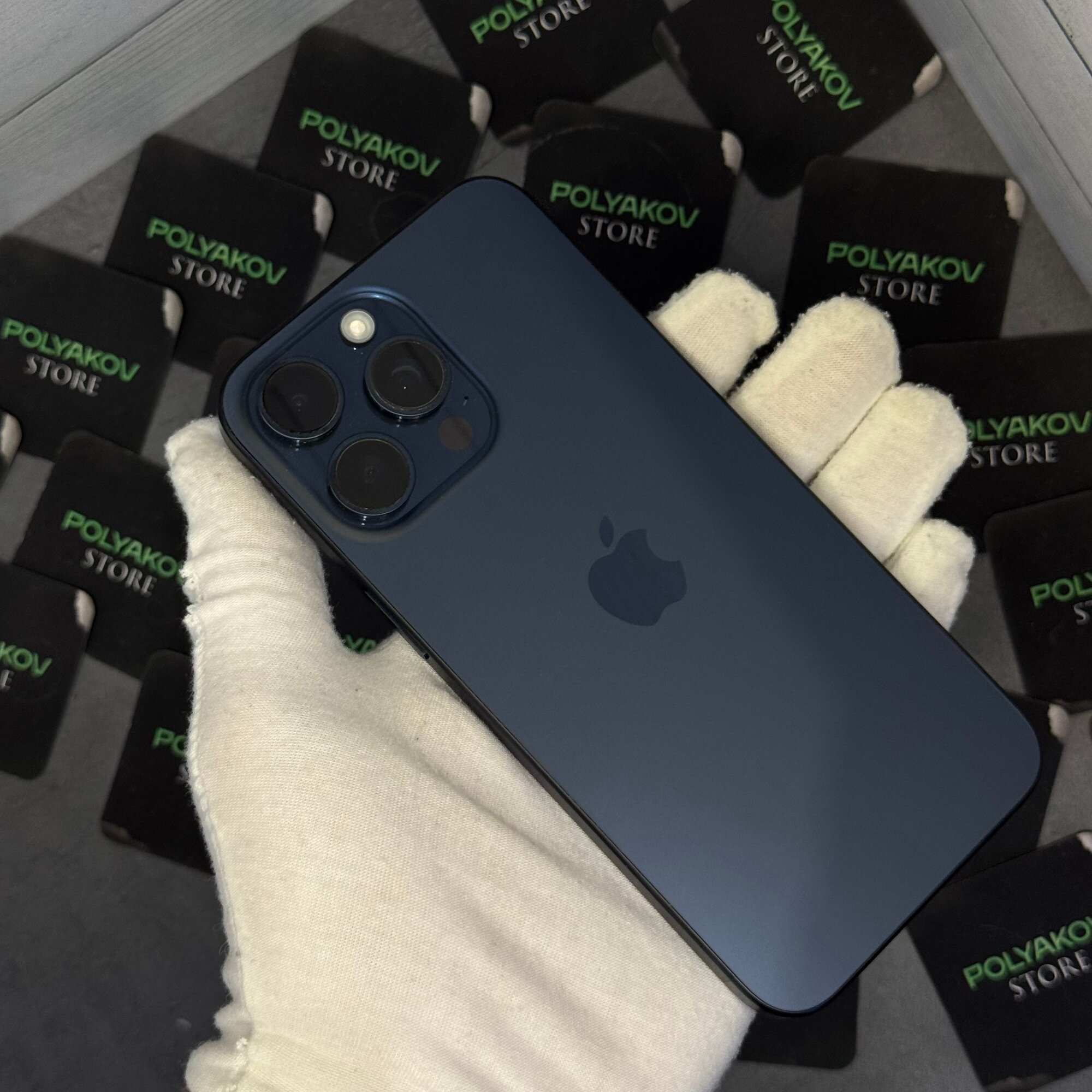 Смартфон Apple iPhone 15 Pro Max 256 ГБ, Blue Titanium, SIM+eSIM